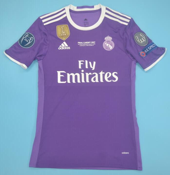Retro Real Madrid 2016/2017 Away Football Jersey