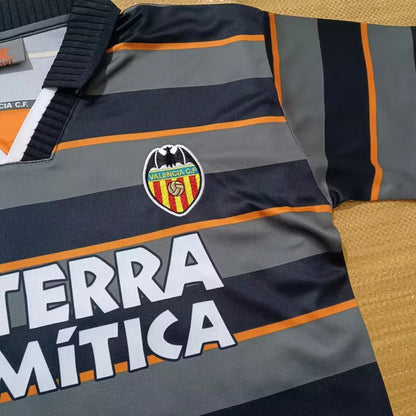 Retro valencia 1999/2000 Away Fan Version Football Jersey