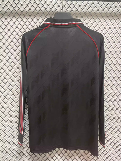 Retro Manchester United 2024/2025 Long Sleeve Fan Version Football Jersey