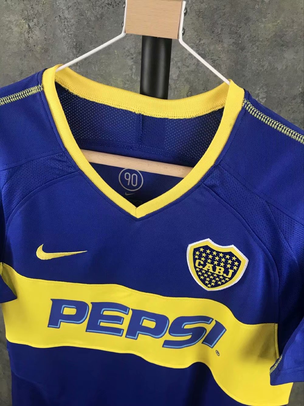 Retro Boca 2003/2004 Home Fan Version Football Jersey