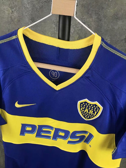 Retro Boca 2003/2004 Home Fan Version Football Jersey