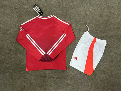 Kids jerseys 2024/2025 Kids Home Long Sleeve Football Jersey