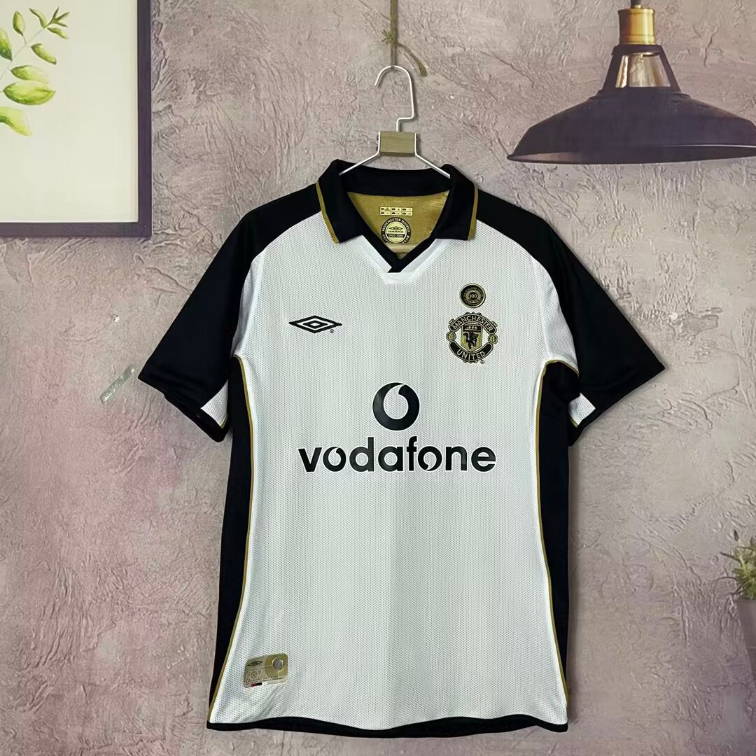 Retro Manchester united 2001/2002 Away Football Jersey