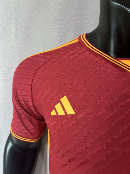 AS Roma 2023/2024 Home Player Version Football Jersey