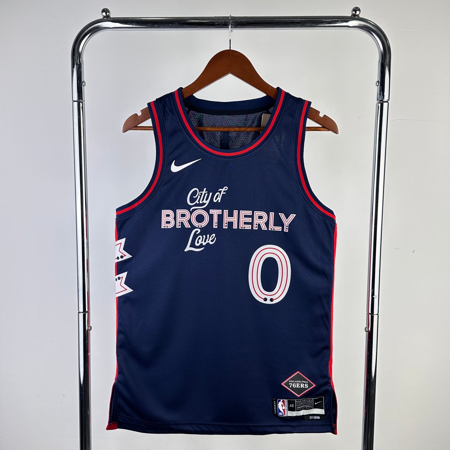 Philadelphia 76ers City Retro Blue #0 MACEY NBA Season Jerseys 2024