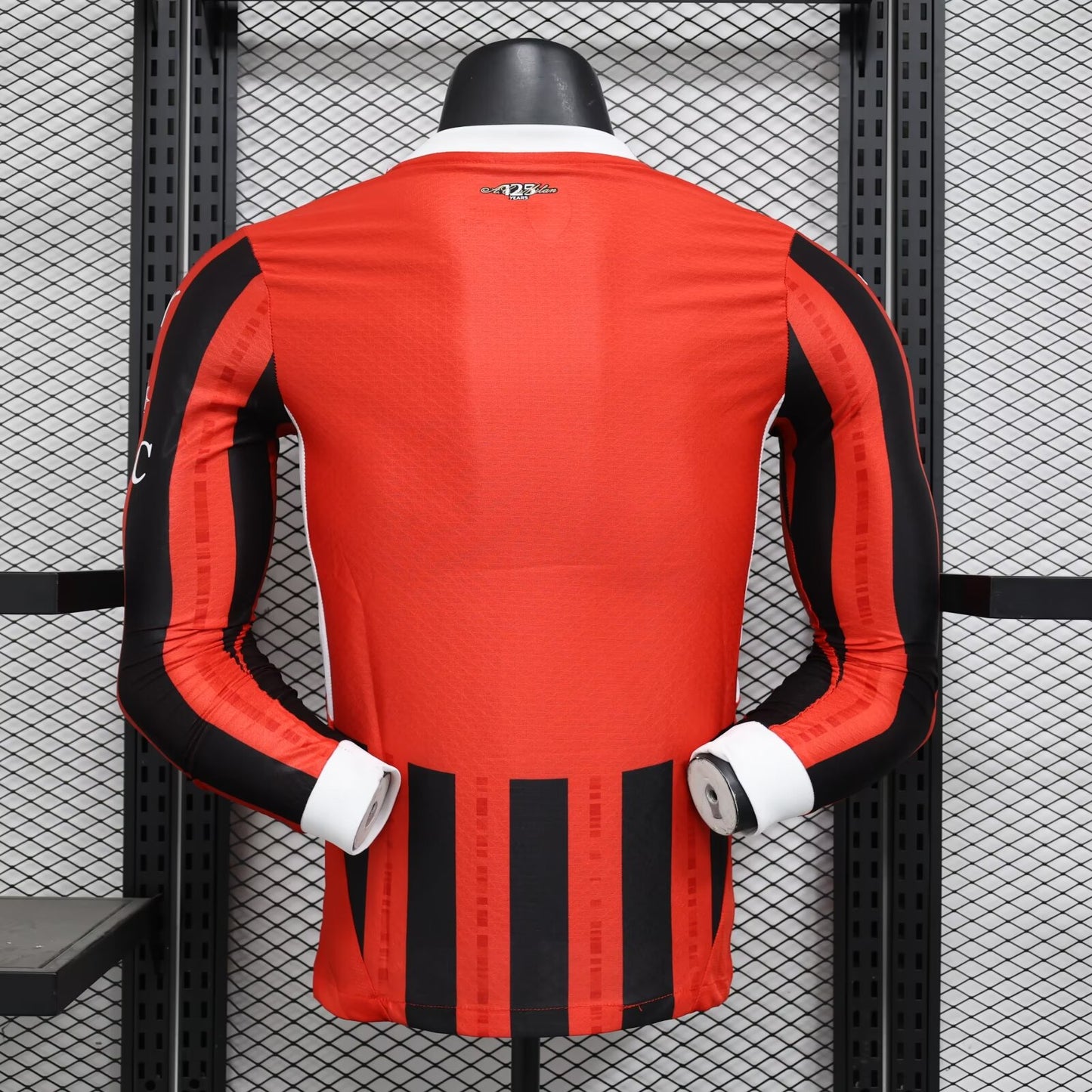 AC Milan 2024/2025 Home Long Sleeve Player Version Football Jersey