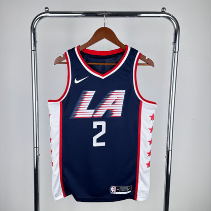 Los Angeles Clippers City Blue #2 LRONARD NBA Season Jerseys 2019
