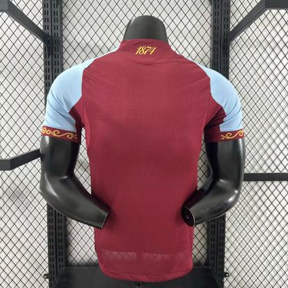 Aston Villa 2025/2026 Home Player Version Football Jersey