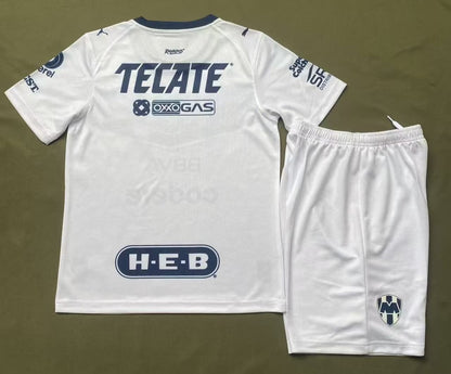 Monterrey 2025/2026 Kids Away Football Jersey