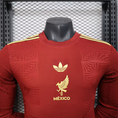 Mexico 2025/2026 Long Sleeve Player Version Football Jersey