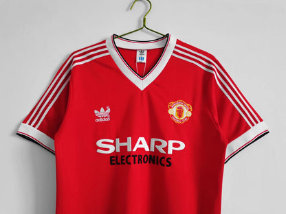 Retro Manchester united 1983 Home Football Jersey