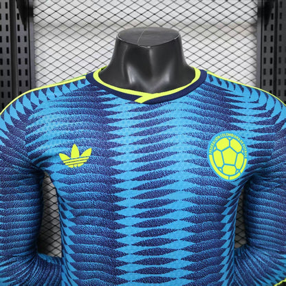 Colombia 2026/2027 Away Long Sleeve Player Version Football Jersey