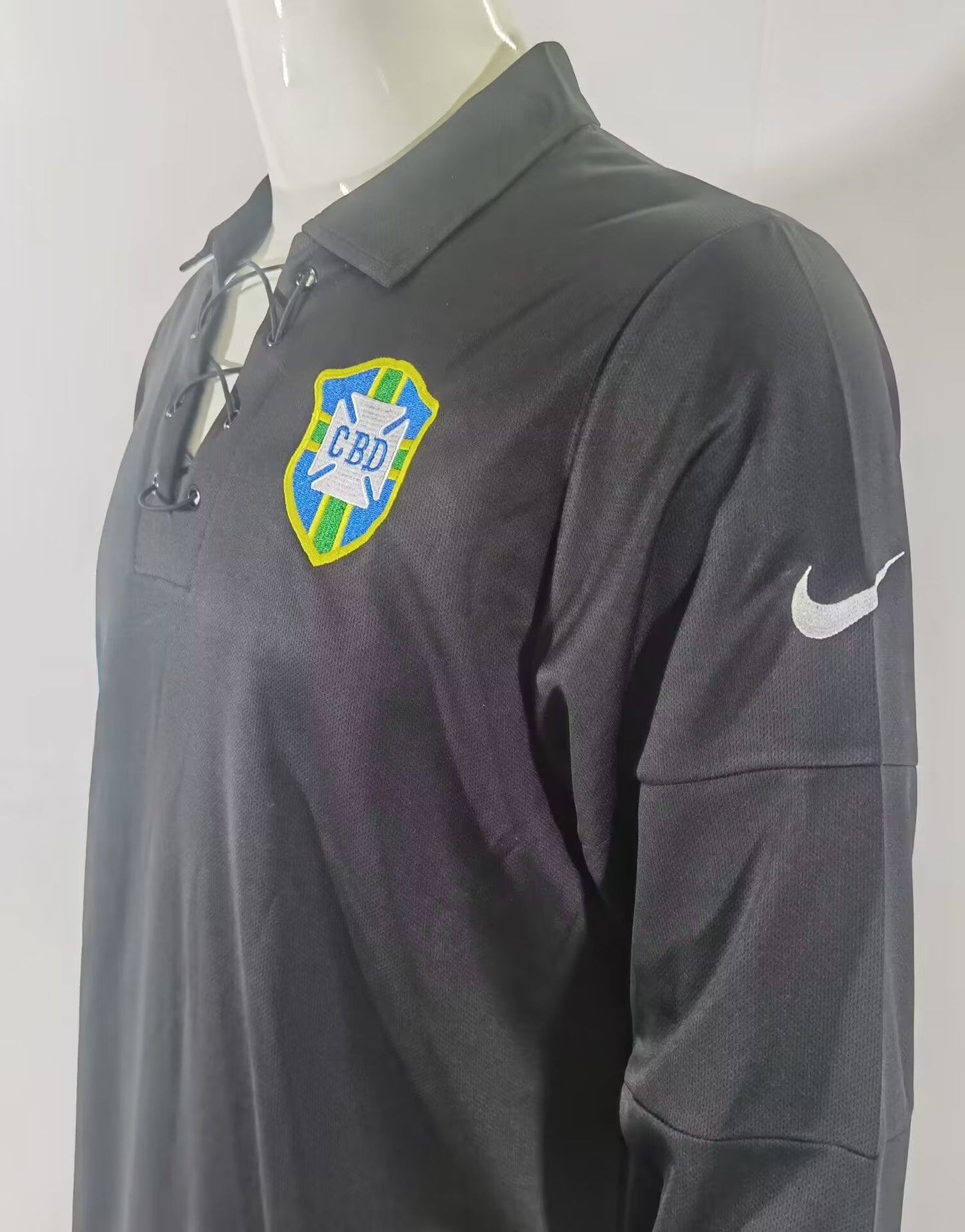 Retro Brazil Special Edition 2004 Long Sleeve Football Jersey