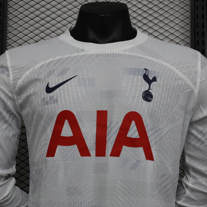 Tottenham Hotspur 2023/2024 Home Long Sleeve Player Version Football Jersey