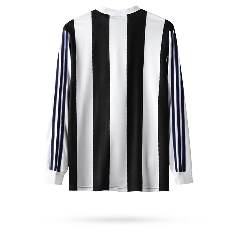 Retro Newcastle United 1995/1997 Home Long Sleeve Fan Version Football Jersey