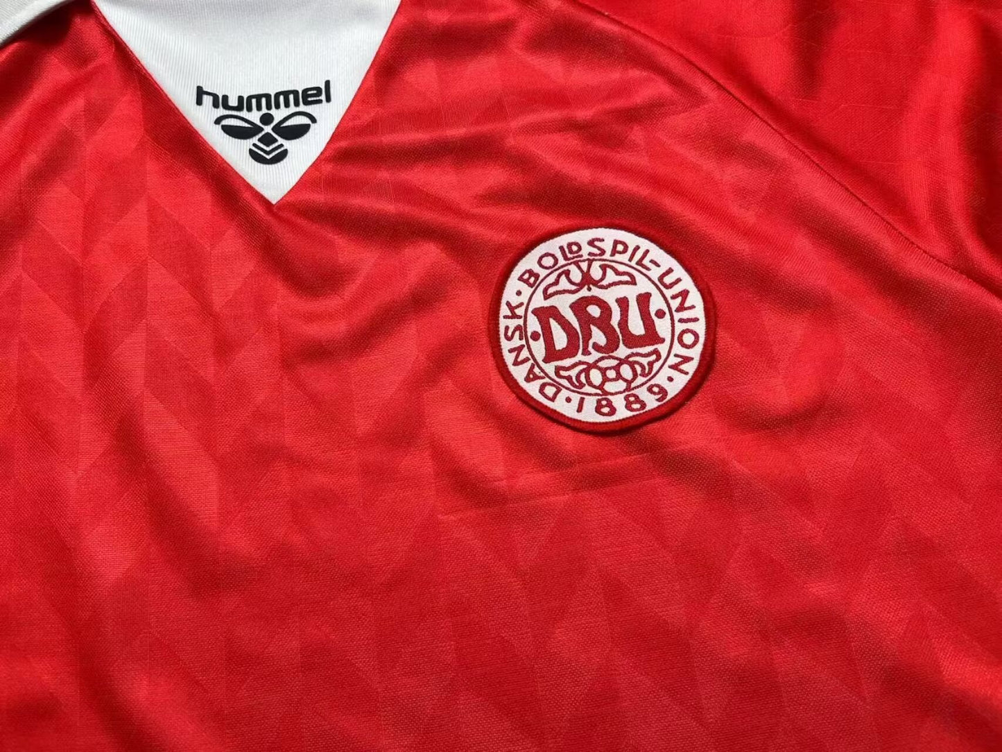 Retro Denmark 1988 Home Fan Version Football Jersey