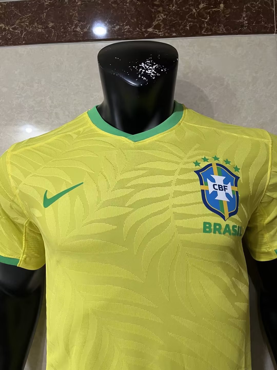 Brazil 2023/2024 Home Player Version Football Jersey