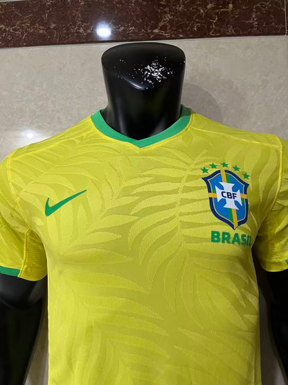 Brazil 2023/2024 Home Player Version Football Jersey