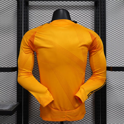 Real Madrid 2024/2025 Away Long Sleeve Player Version Football Jersey