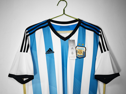 Retro Argentina 2014 Home Football Jersey