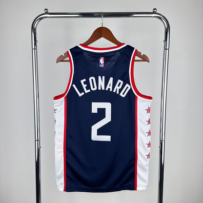 Los Angeles Clippers City Blue #2 LRONARD NBA Season Jerseys 2019