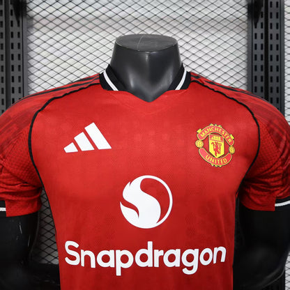 Manchester United 2025/2026 Home Player Version Football Jersey