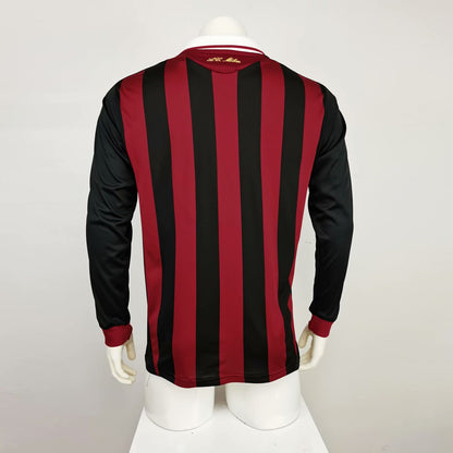 Retro AC Milan 2009/2010 Home Long Sleeve Football Jersey