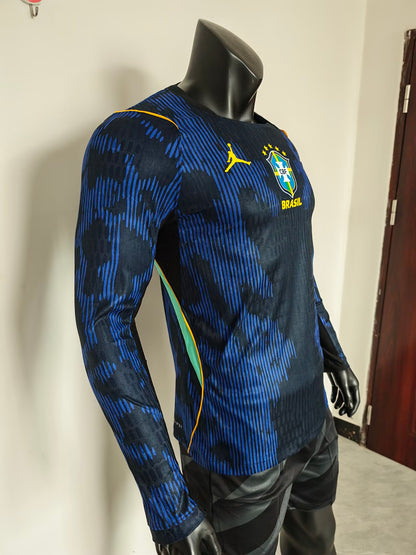 Brazil 2026/2027 Away Long Sleeve Player Version Football Jersey