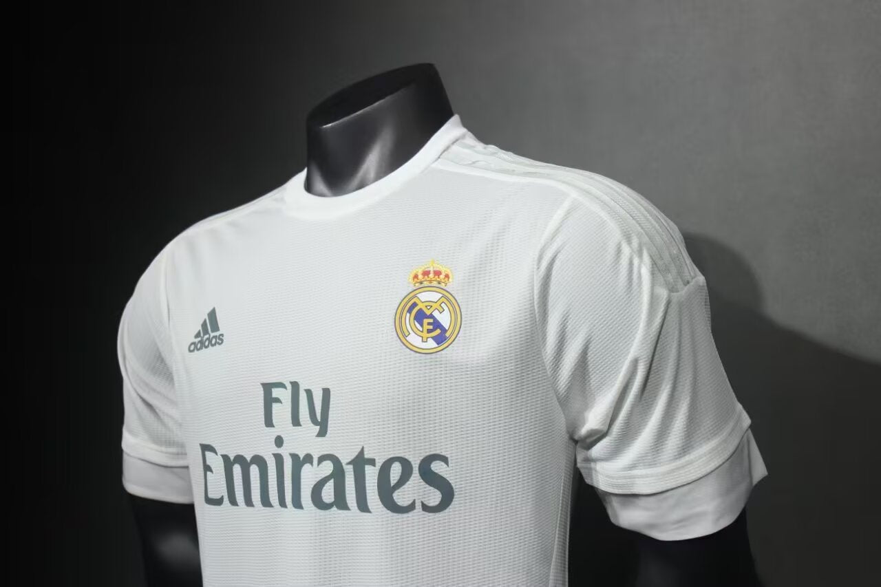 Retro Real Madrid 2015/2016 Home Player Version Football Jersey