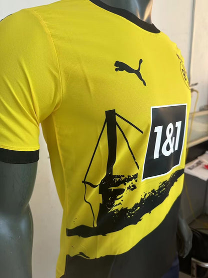 Borussia Dortmund 2023/2024 Home Player Version Football Jersey