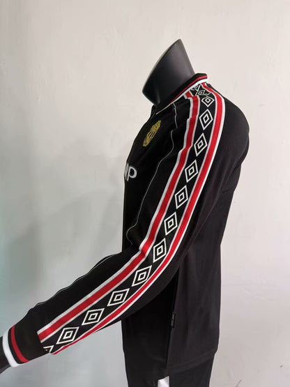 Retro Manchester united 1998/1999 Away Long Sleeve Football Jersey