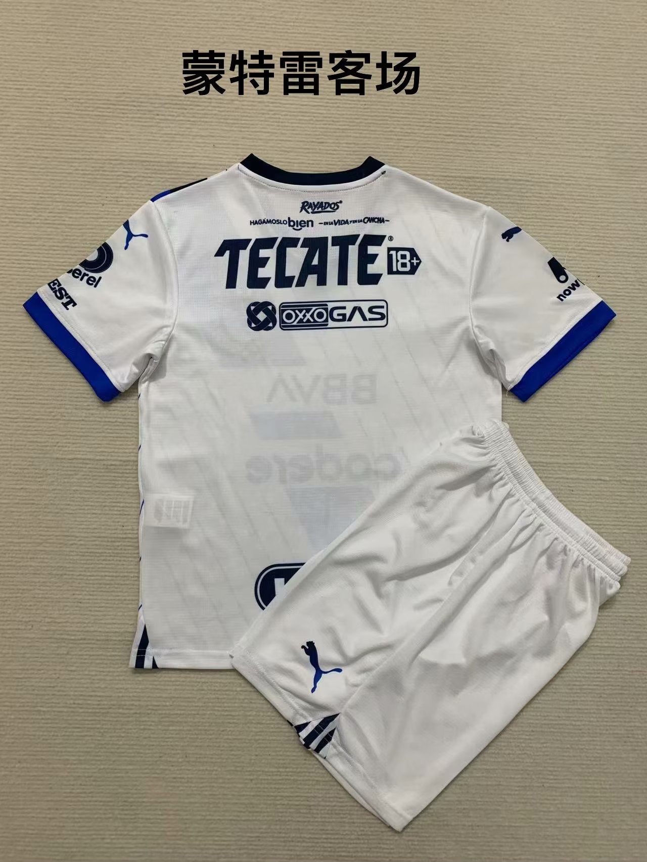 Monterrey 2023/2024 Kids Away Football Jersey