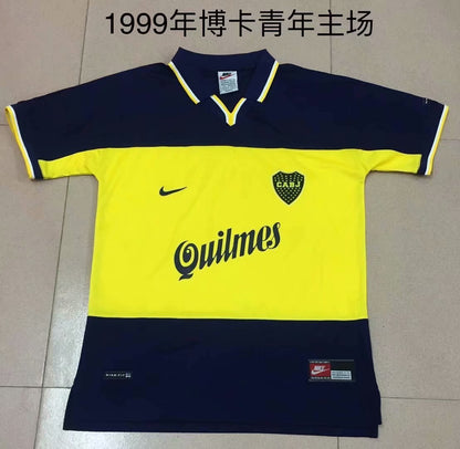 Retro Boca 1998/1999 Home Fan Version Football Jersey