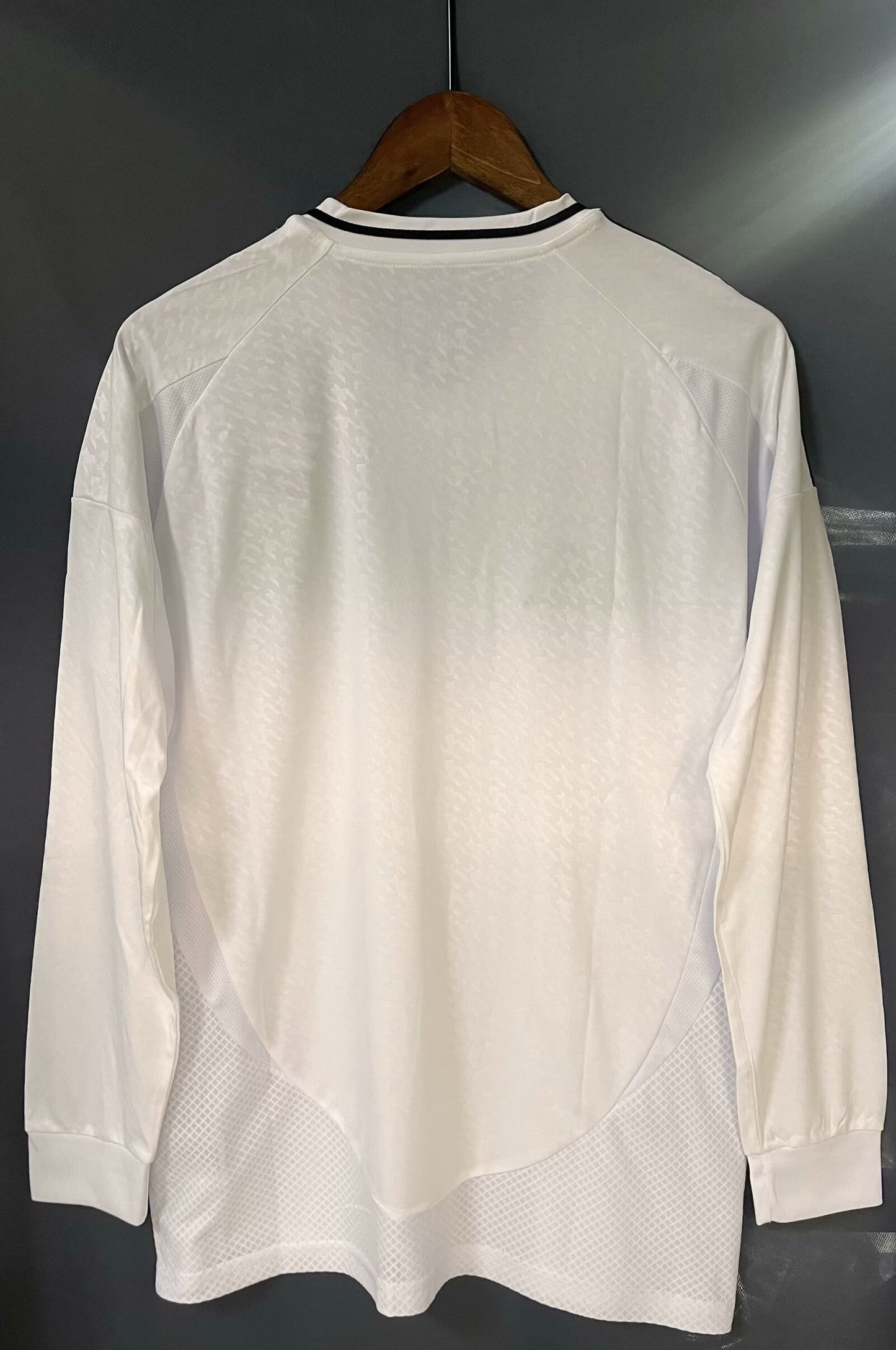 Real Madrid 2024/2025 Home Long Sleeve Fan Version Football Jersey