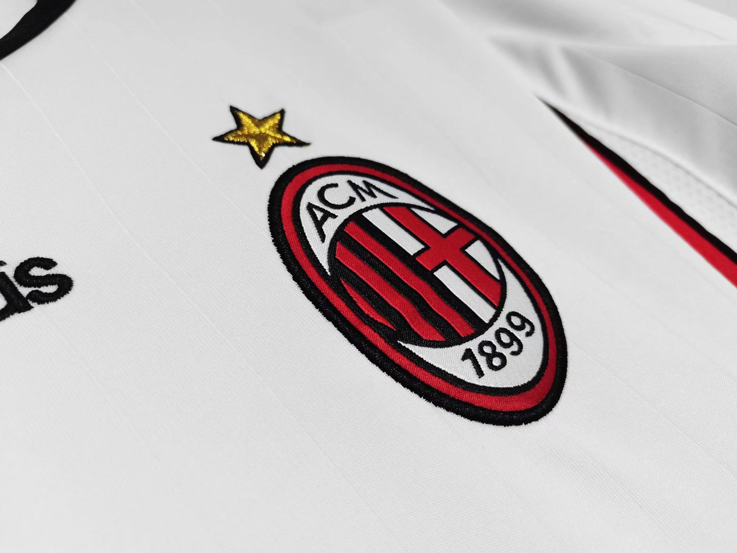 Retro AC Milan 2006 Away Long Sleeve Football Jersey