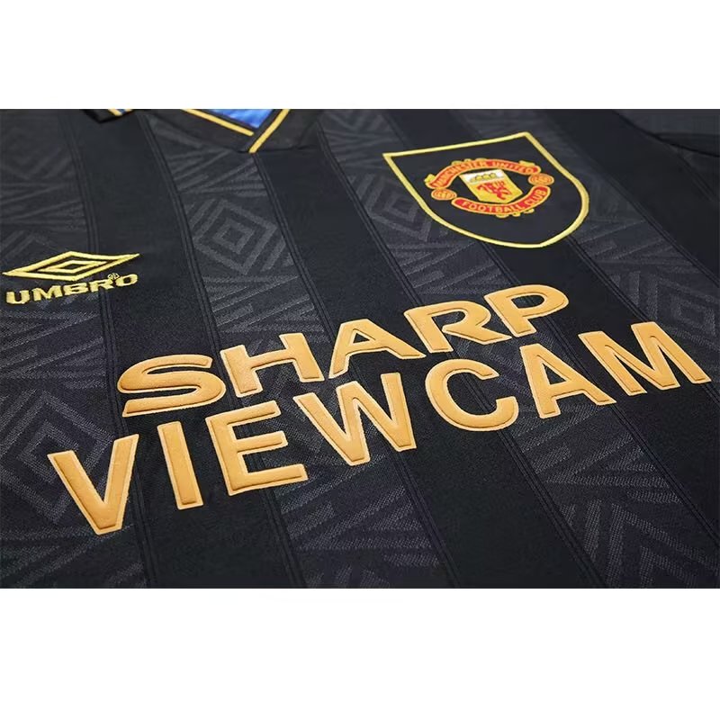 Retro Manchester united 1993/1995 Away Long Sleeve Football Jersey
