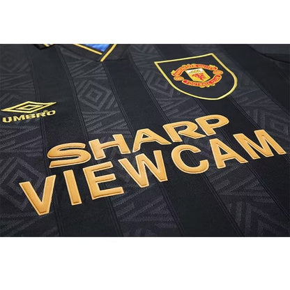 Retro Manchester united 1993/1995 Away Long Sleeve Football Jersey