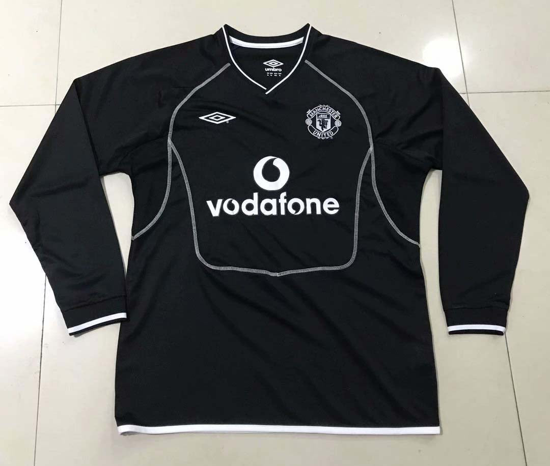 Retro Manchester united 2000 Away Long Sleeve Football Jersey