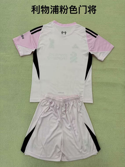 Liverpool 2025/2026 Kids Goalkeeper Fan Version Football Jersey
