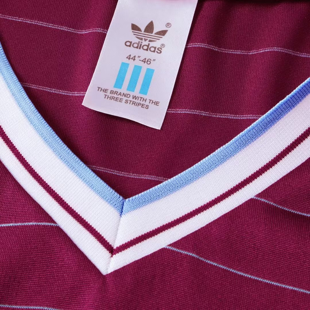 Retro West Ham United 1986 Away Football Jersey