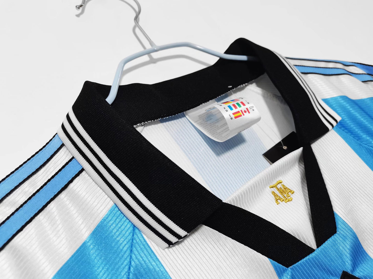 Retro Argentina 1998 Home Football Jersey