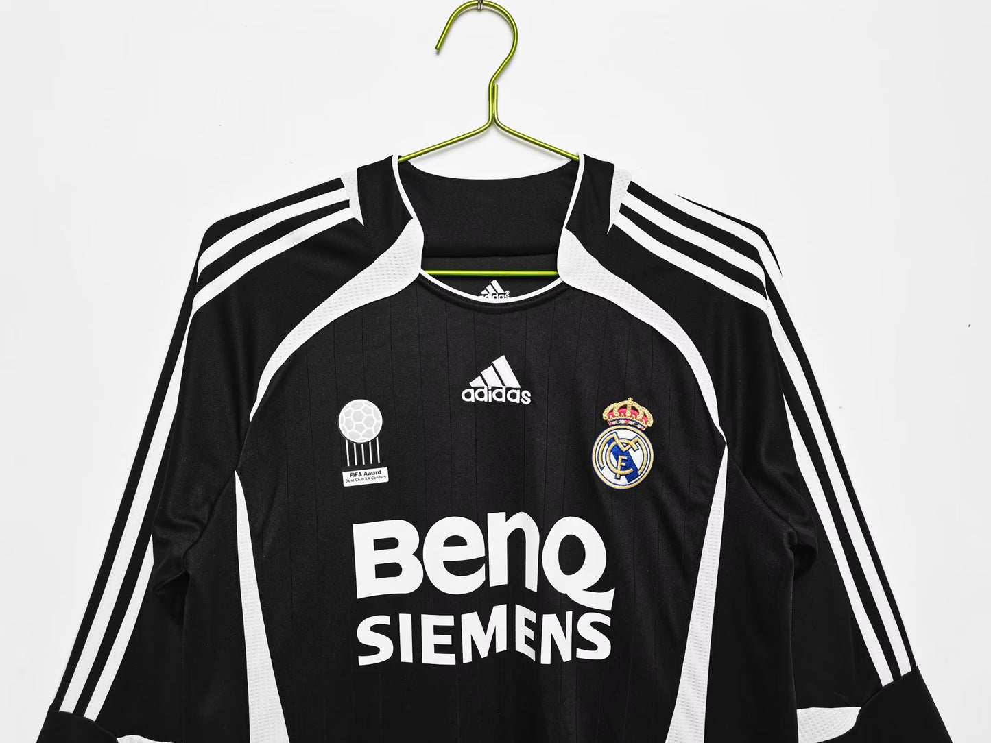 Retro real madrid 2006/2007 Away Long Sleeve Football Jersey