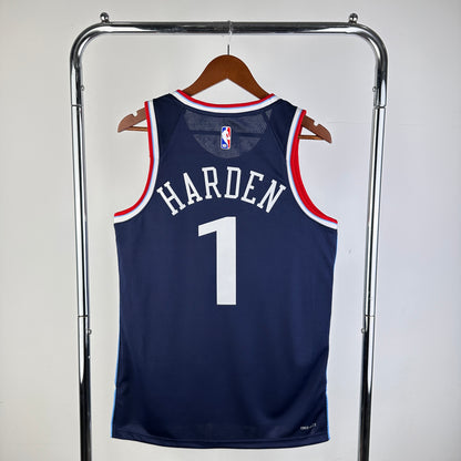 Los Angeles Clippers Blue #1 HARDEN NBA Season Jerseys 2025