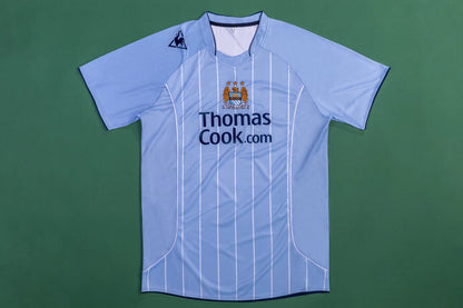 Retro Manchester city 2007/2008 Home Football Jersey