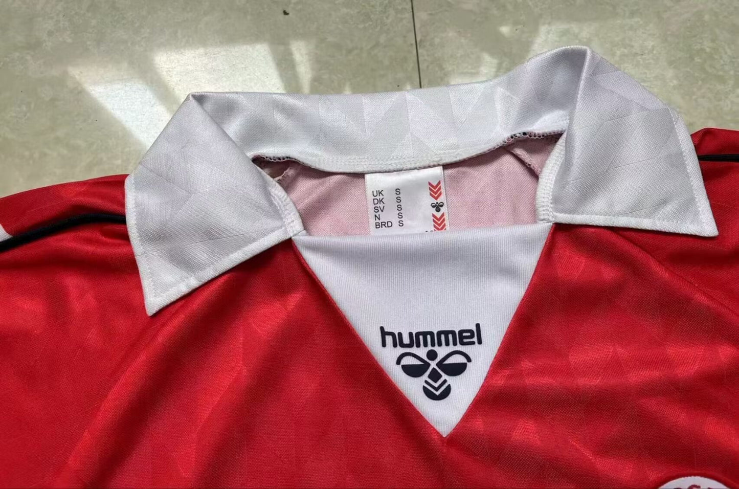 Retro Denmark 1988 Home Fan Version Football Jersey