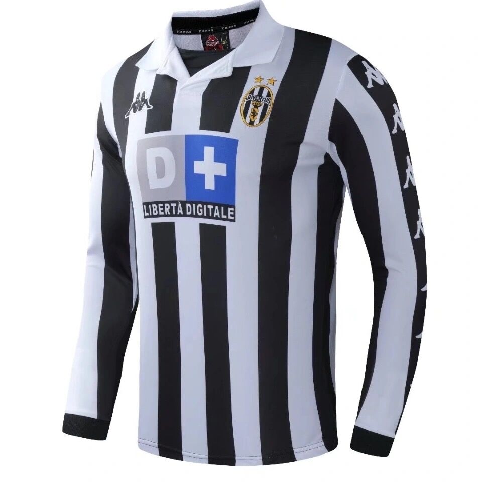 Retro Juventus 1999/2000 Home Long Sleeve Football Jersey