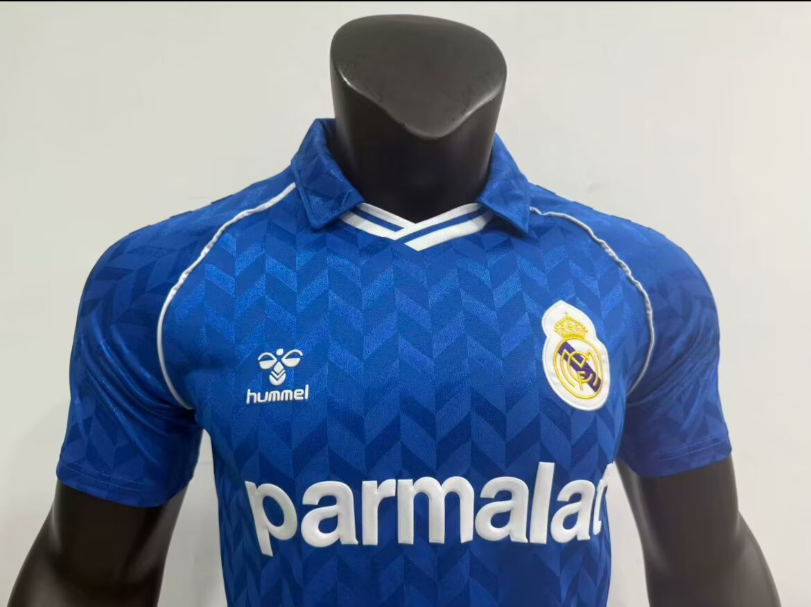 Retro real madrid 1986 Away Football Jersey