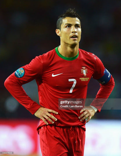 Retro Portugal 2012 Home Player Version Football Jersey