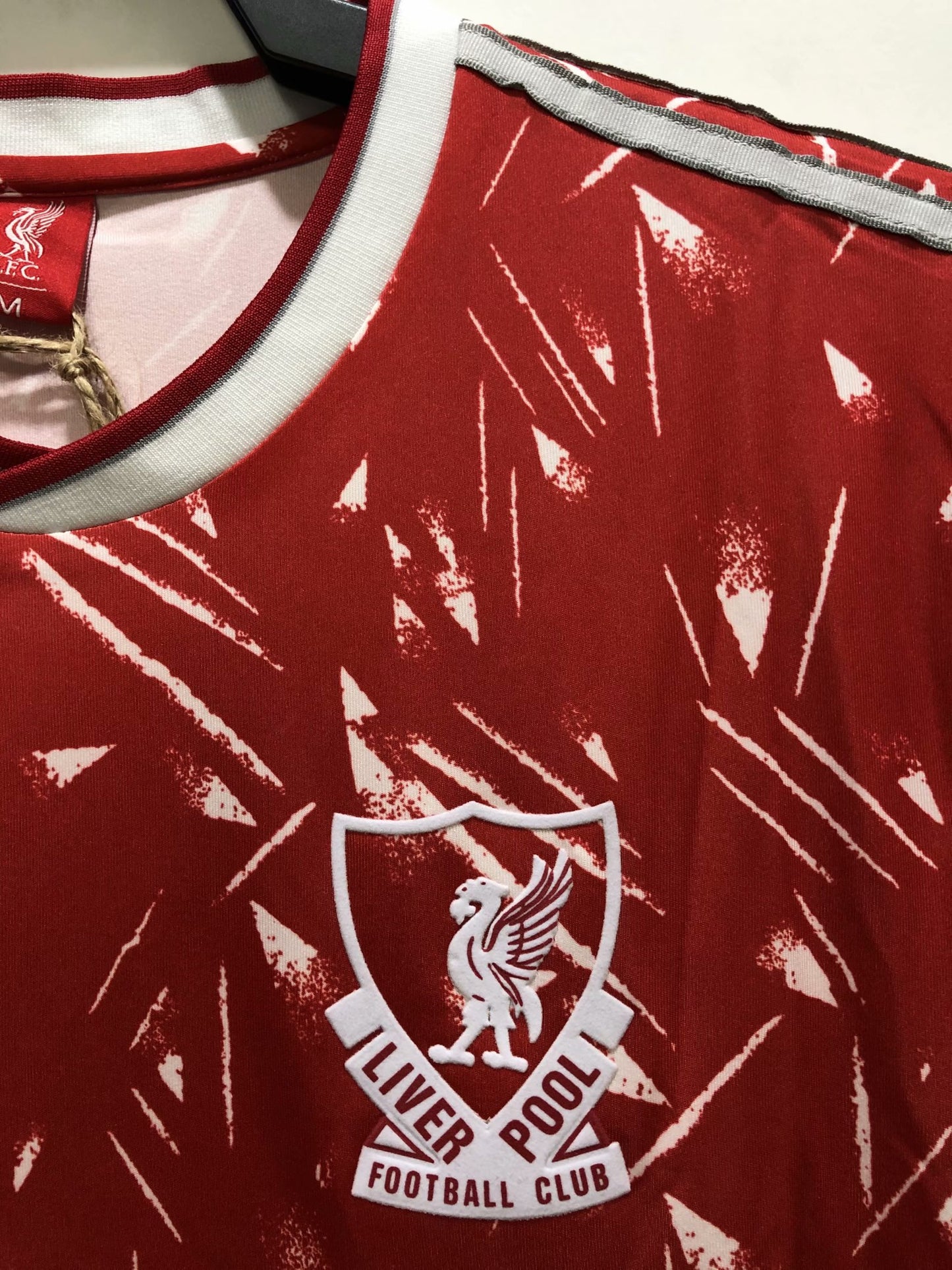 Retro Liverpool 1989 Home Long Sleeve Football Jersey