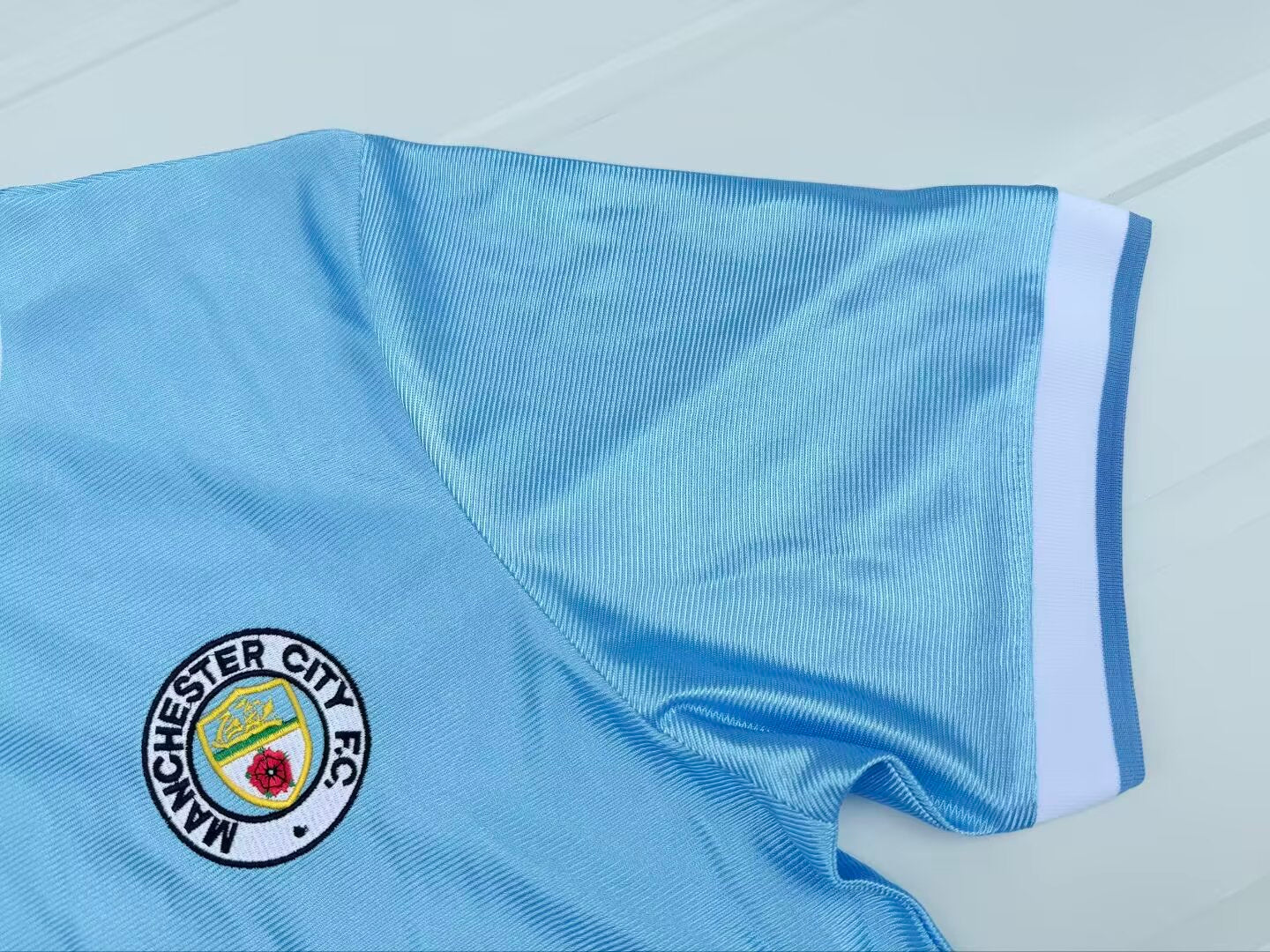 Retro Manchester city 1986/1987 Home Football Jersey
